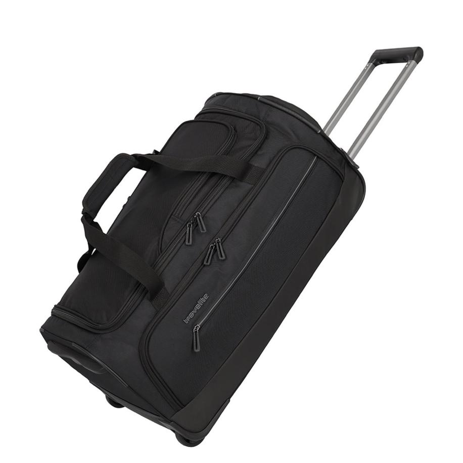 Travelite Crosslite 5.0 Wheeled Duffle M black Zwart