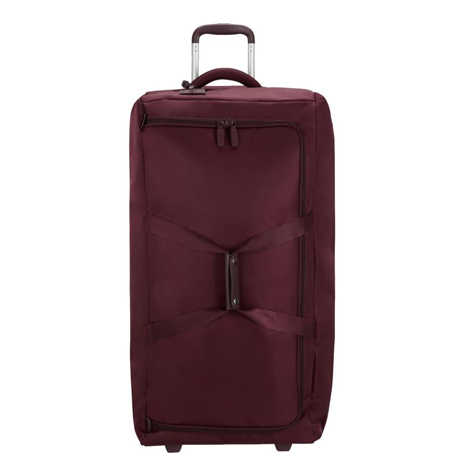Lipault Foldable Plume Duffle/Wheels bordeaux Trolley Reistas Rood