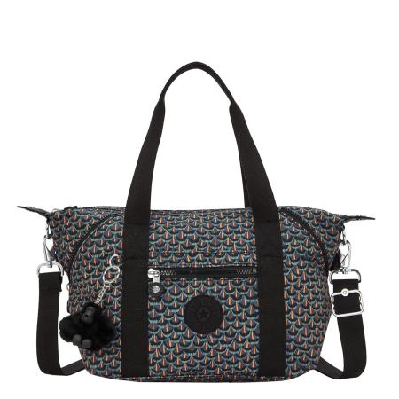 Kipling Art M prt ac geo feather