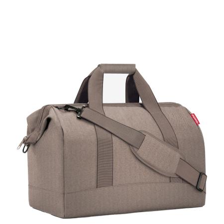 Reisenthel Travelling Allrounder L herringbone mokka