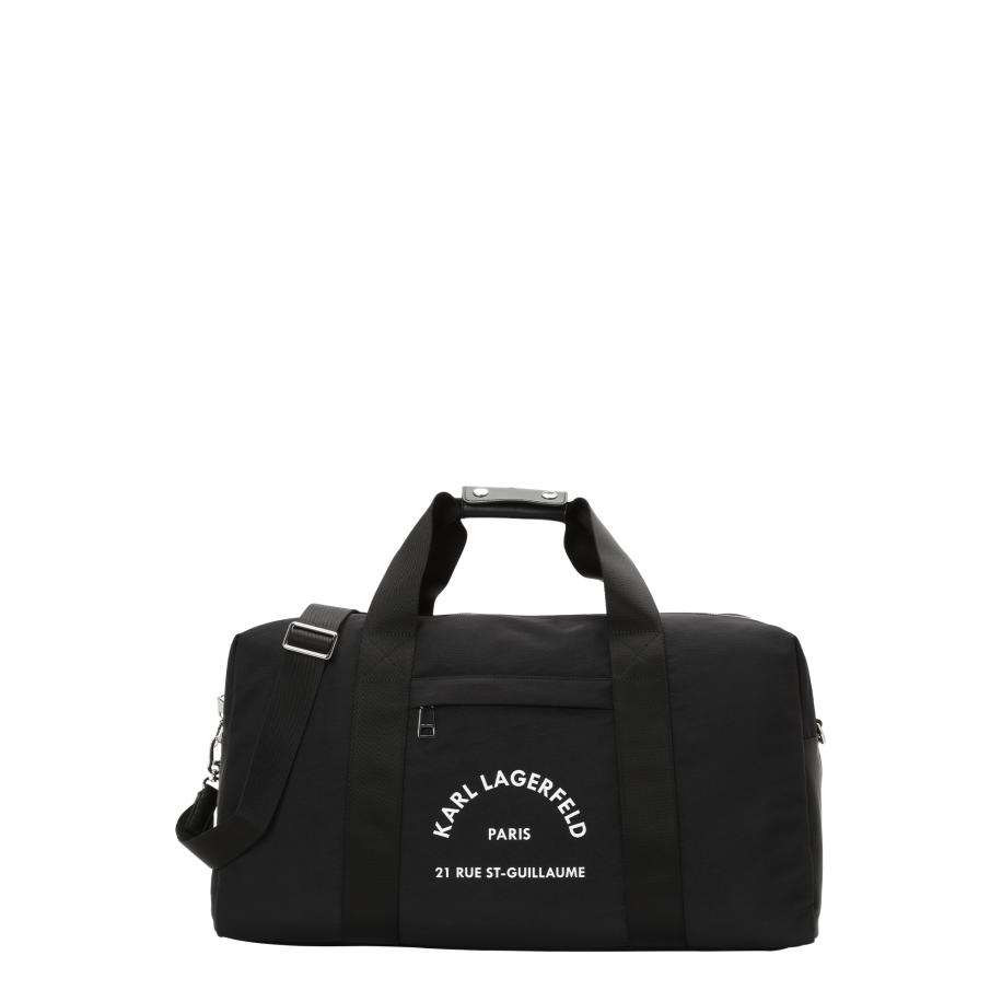Karl Lagerfeld Karl Lagerfeld Weekendtas Rue St-Guillaume zwart / wit -