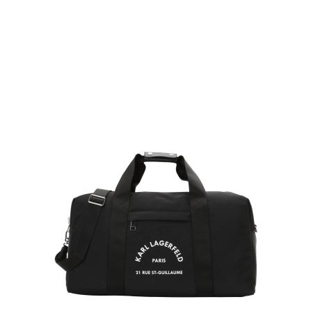 Karl Lagerfeld Karl Lagerfeld Weekendtas Rue St-Guillaume zwart / wit