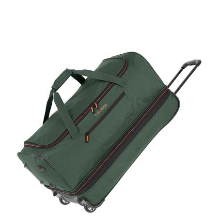 Travelite Basics Wheeled Duffle 70 Expandable dark green Trolley Reistas