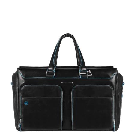 Piquadro Blue Square Duffel Bag black