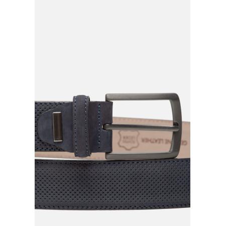 Ziengs Riem blauw Leer 960549