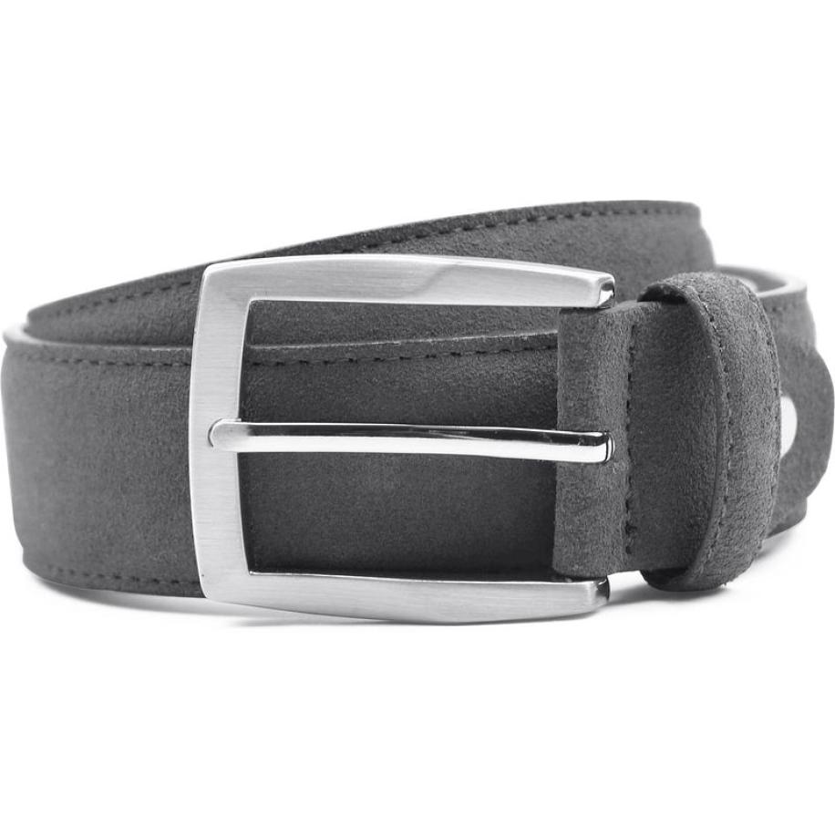 Suitable Riem Suède Leer Grijs Grijs
