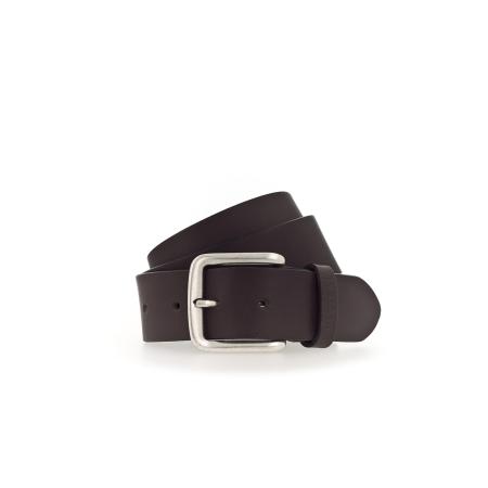 Mustang MUSTANG Riem donkerbruin / zilver