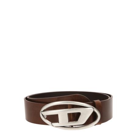 Diesel DIESEL Riem chocoladebruin / zilver