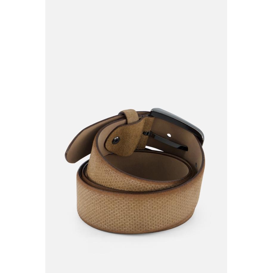 Ziengs Riem bruin Suede Bruin