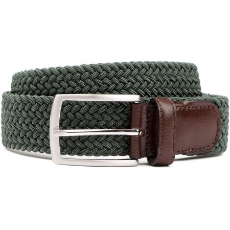 Profuomo Geweven Riem Groen