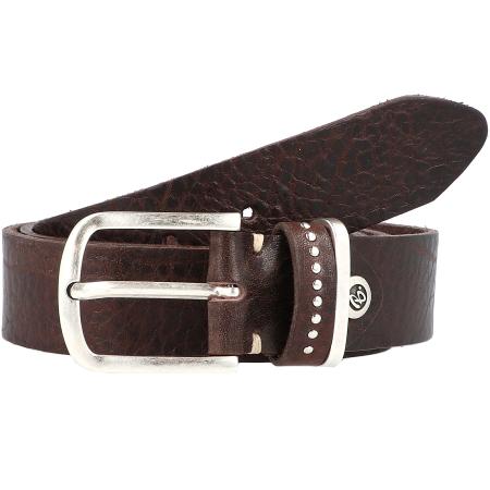 B.Belt B.BELT Riem Cleo donkerbruin / zilver