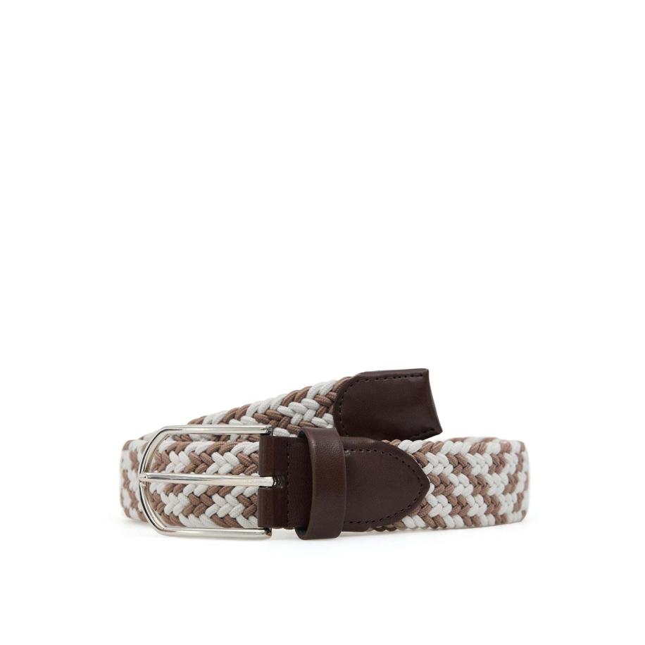 WESTMARK LONDON WESTMARK LONDON Riem Blake brokaat / donkerbruin / wit -