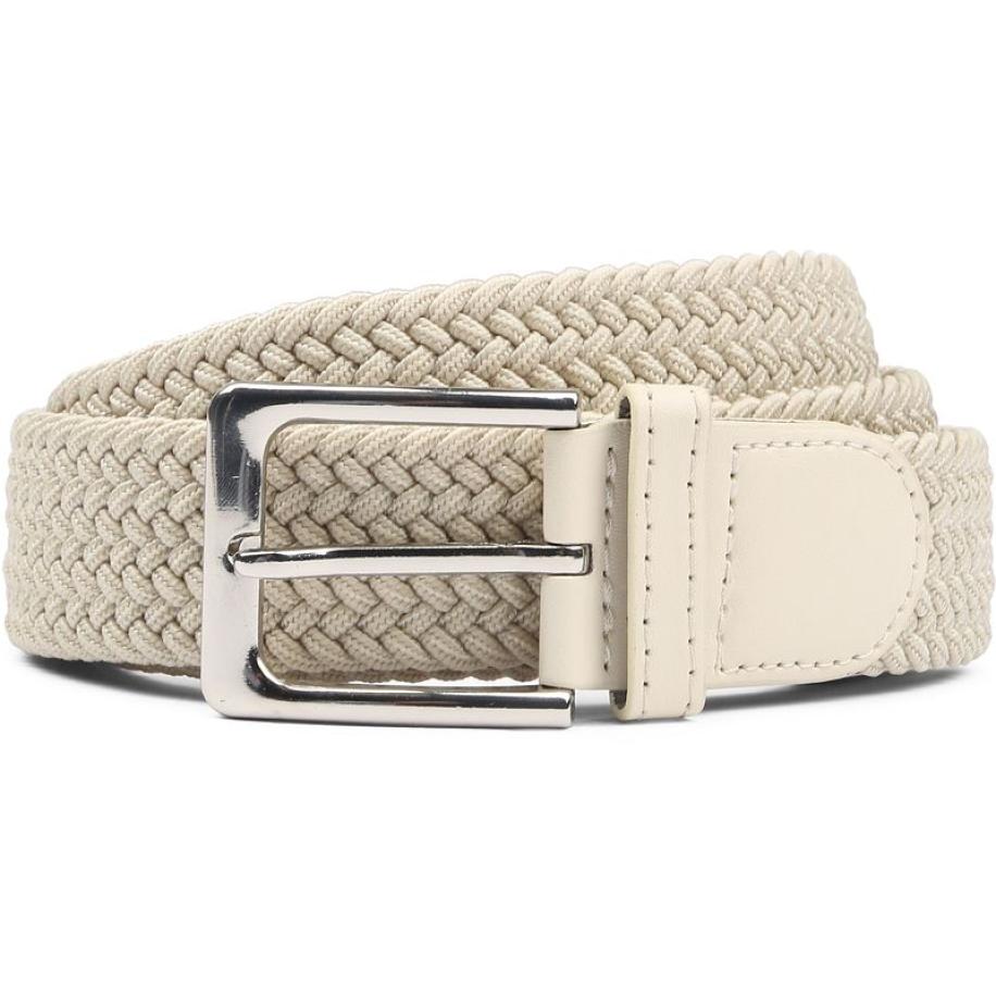 Gevlochten Riem Beige Bruin