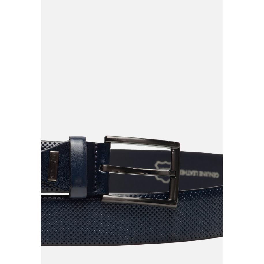Ziengs Riem blauw Leer 960545 Blauw