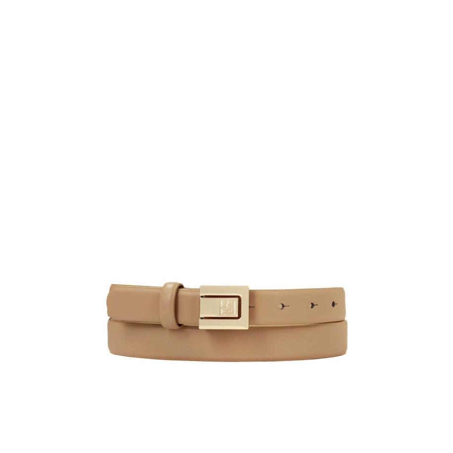 Kazar Riem cappuccino / goud Bruin