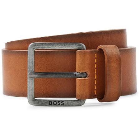 BOSS Riem Leer Bruin