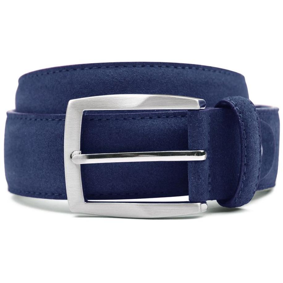 Suitable Riem Suede Royal Blauw Blauw