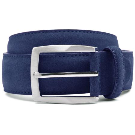 Suitable Riem Suede Royal Blauw