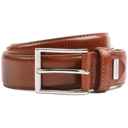 Profuomo Leren Riem Cognac