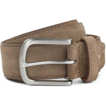 Suitable Riem Suède Leer Lichtbruin