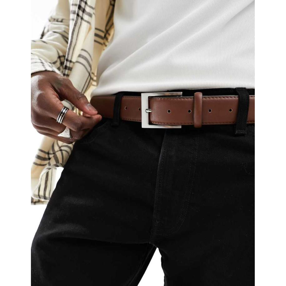 New Look - Nette riem in lichtbruin Bruin