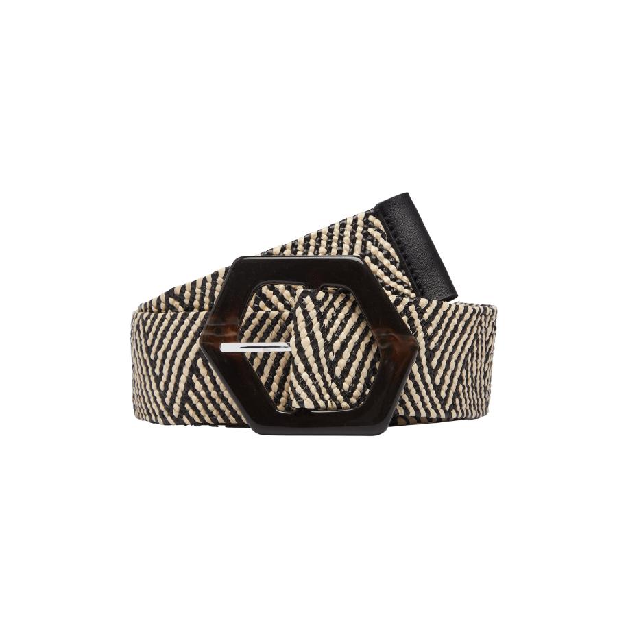 s.Oliver Riem beige / zwart Zwart