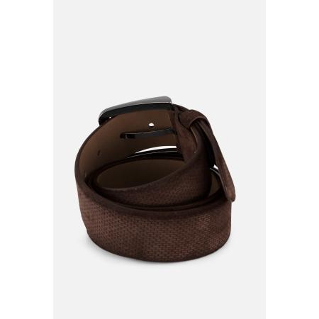 Ziengs Riem bruin Suede