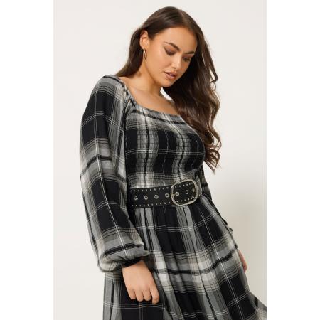 Yours Black Wide Eyelet Stretch Belt Size 58-60