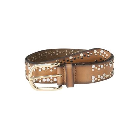 Vanzetti VANZETTI Riem camel / zilvergrijs