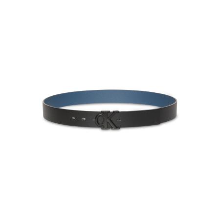 Calvin Klein Calvin Klein Riem MONOGRAM BUCKLE 35MM ADJ/REV blauw / zwart
