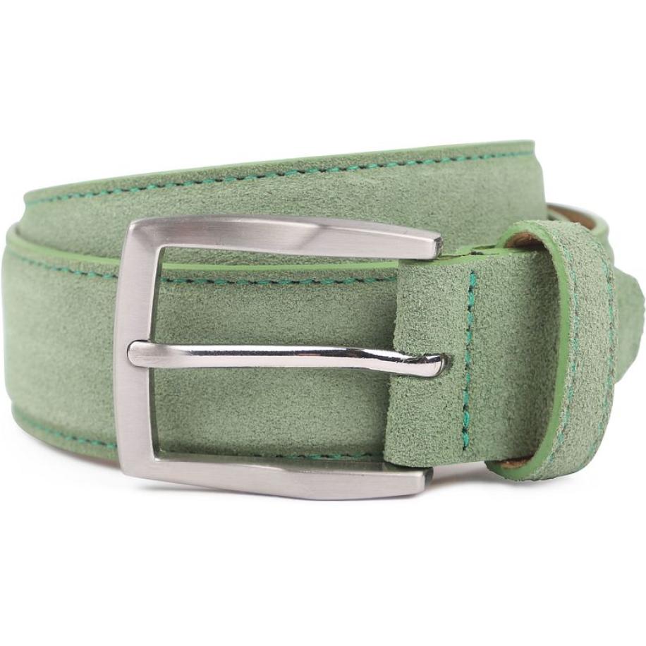 Suitable Riem Suède Leer Groen Groen