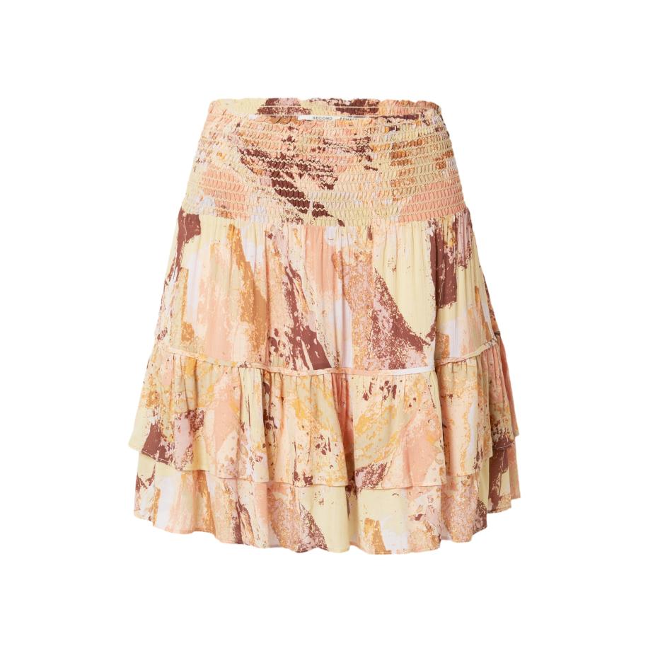 Second Female SECOND FEMALE Rok Calore sand / chocoladebruin / lichtbruin -