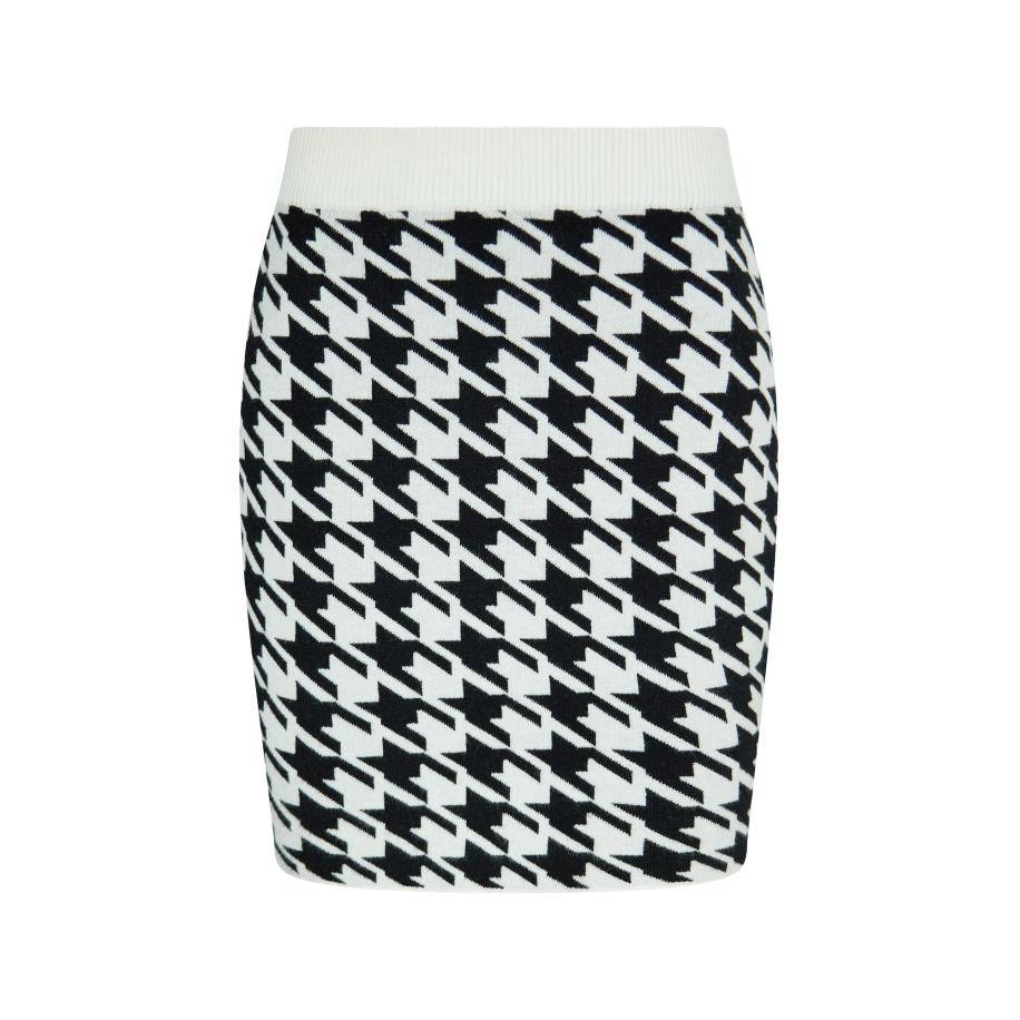 ROCKEASY ROCKEASY Rok zwart / wit -