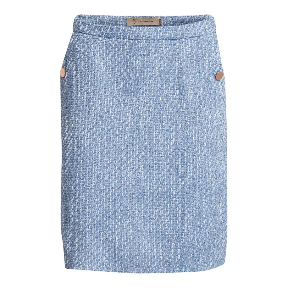 Peppercorn Rok lichtblauw / wit Blauw