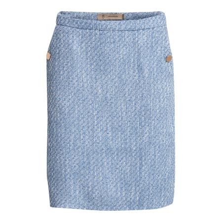 Peppercorn Peppercorn Rok lichtblauw / wit
