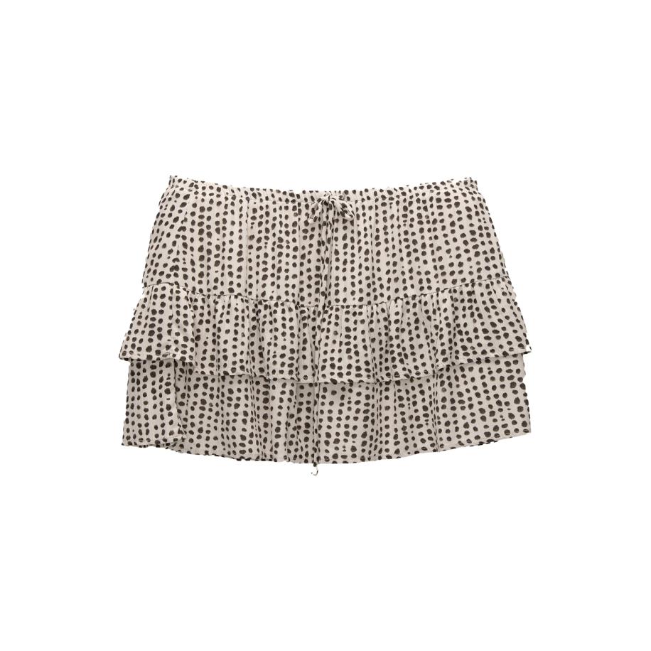Pull&Bear Pull&Bear Rok greige / zwart -