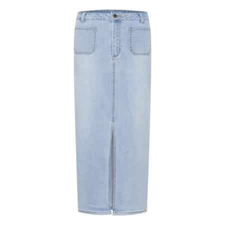Kaffe Kaffe Rok Karla blauw denim