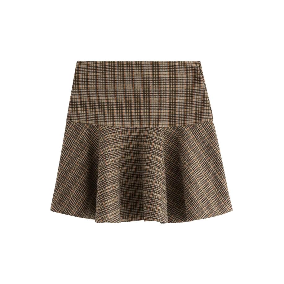 Lindex Lindex Rok Jolin beige / mandarijn / zwart -