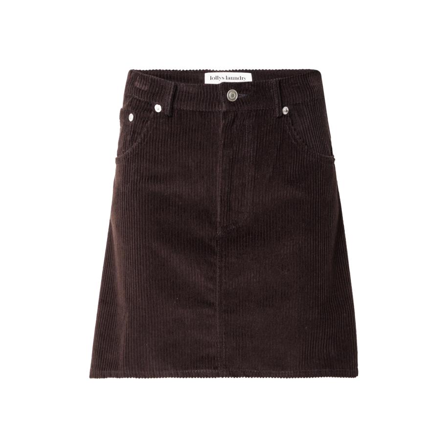 Lollys Laundry Lollys Laundry Rok EVA donkerbruin -