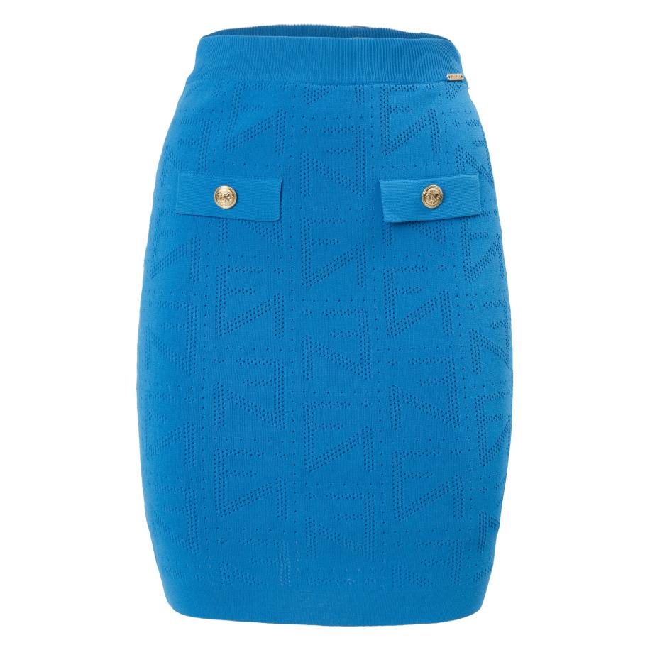 Influencer Influencer Rok blauw -