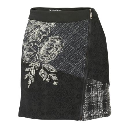 KOROSHI KOROSHI Rok zwart / wit