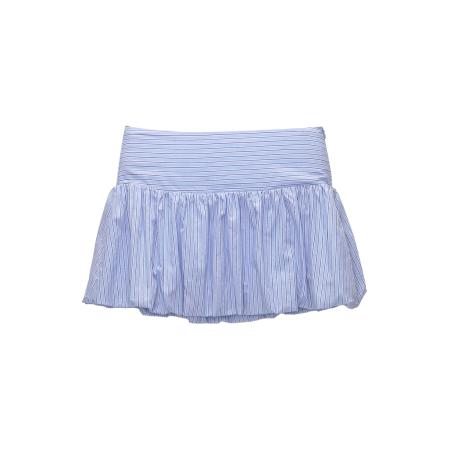 Pull&Bear Pull&Bear Rok nachtblauw / lichtblauw / wit