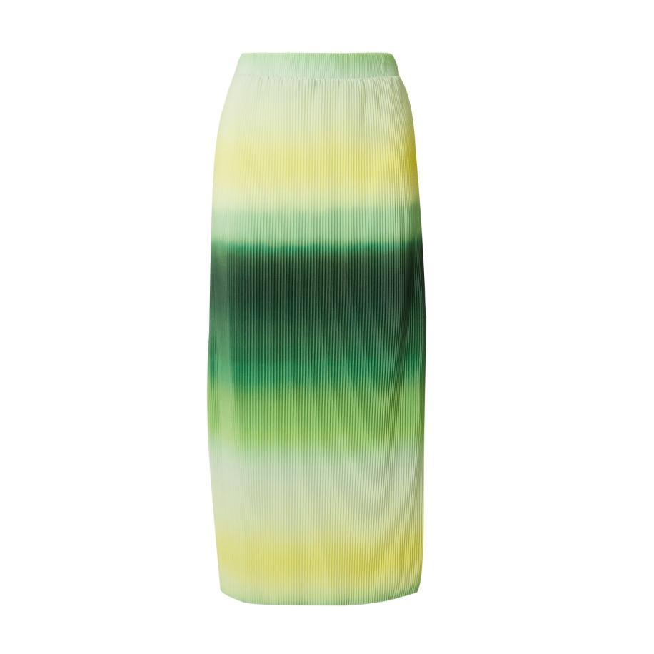 Pieces PIECES Rok PCARTIMIS geel / pasteelgeel / groen / spar -