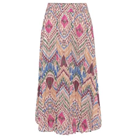 Lascana LASCANA Rok blauw / lichtbruin / donkergroen / wijnrood