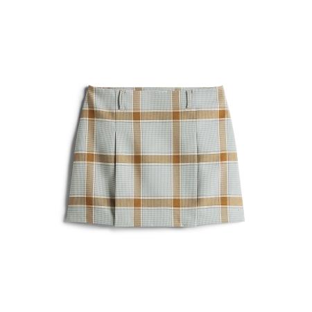 TOMMY HILFIGER Rok sepia / mintgroen / wit
