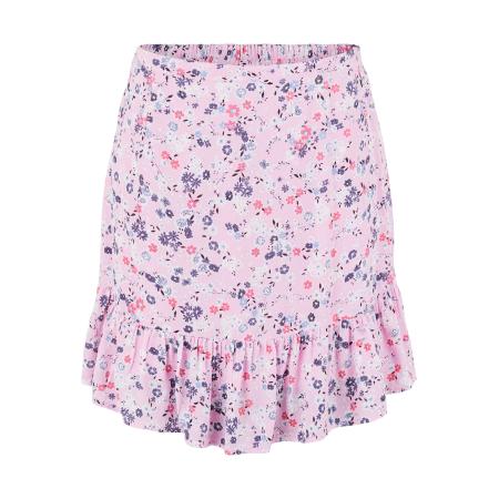 Pieces PIECES Rok Gertrude lichtblauw / pastellila / donkerlila / wit