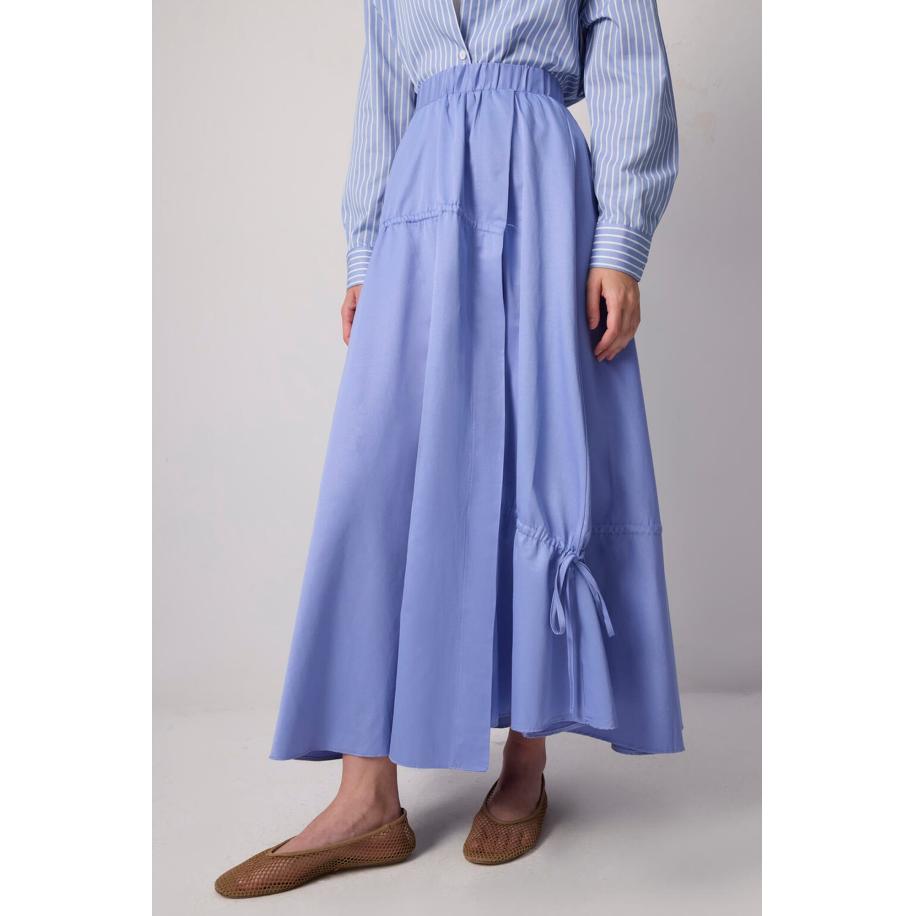 Touche Prive Touche Prive Rok blauw -