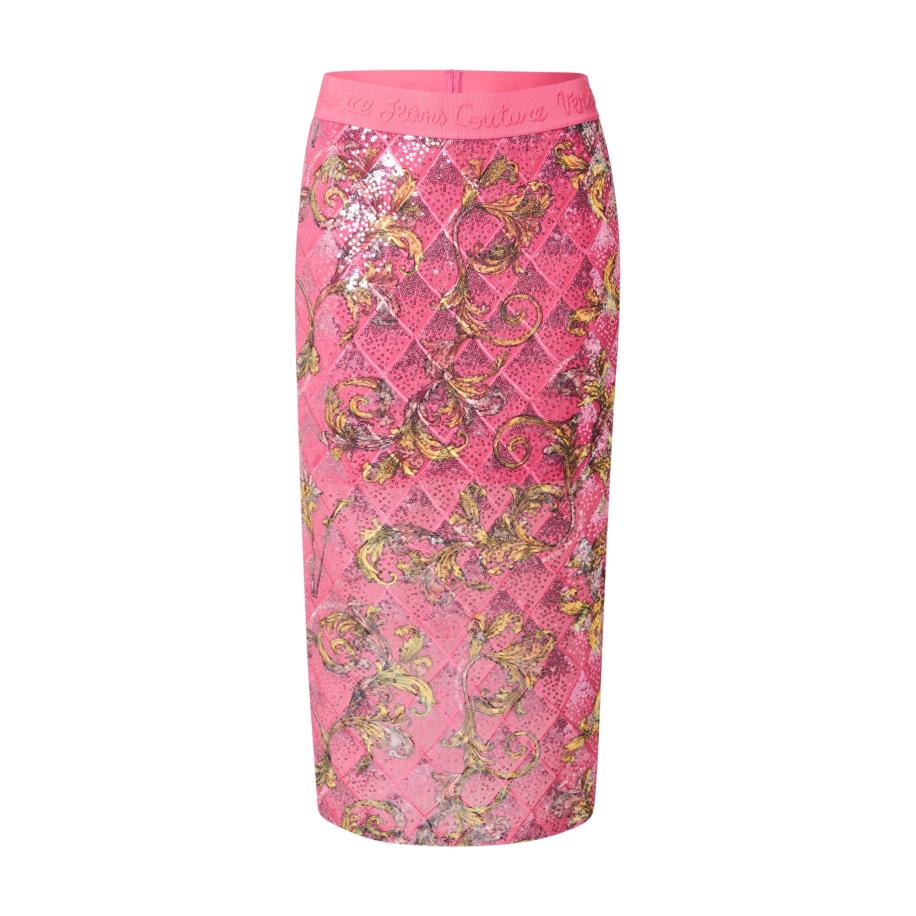 Versace Versace Jeans Couture Rok safraan / rosa / zwart -