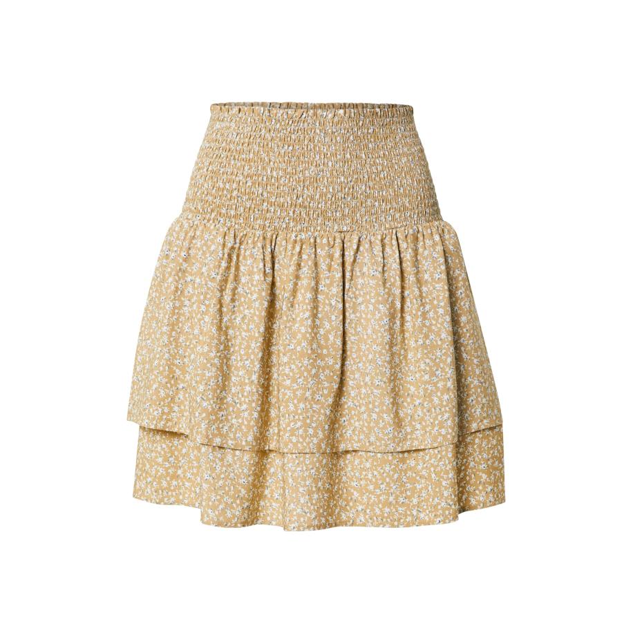 PULZ PULZ Jeans Rok PZBENEDIKTE sand / blauw / wit -