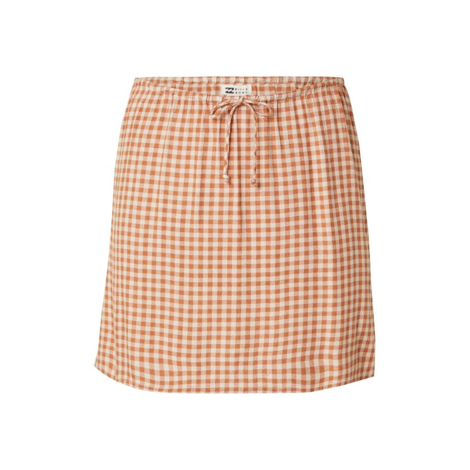 Billabong BILLABONG Rok LIL CHECK mandarijn / wit -